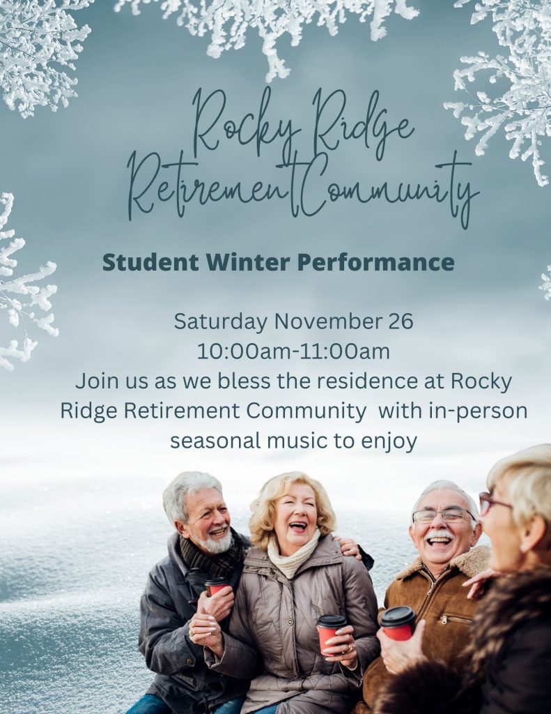 Rocky Rdige Retirement Community Student Recital